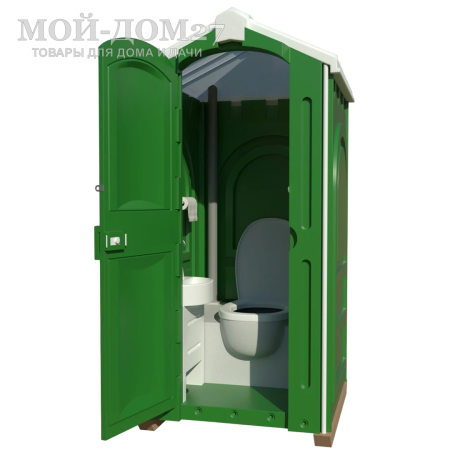 Туалетная кабина "ЛЮКС" EcoGR (Зеленый)